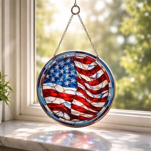 Patriotic Window Hanging, NEW